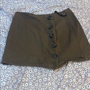 Chloe & Katie Brown Mini Skirt